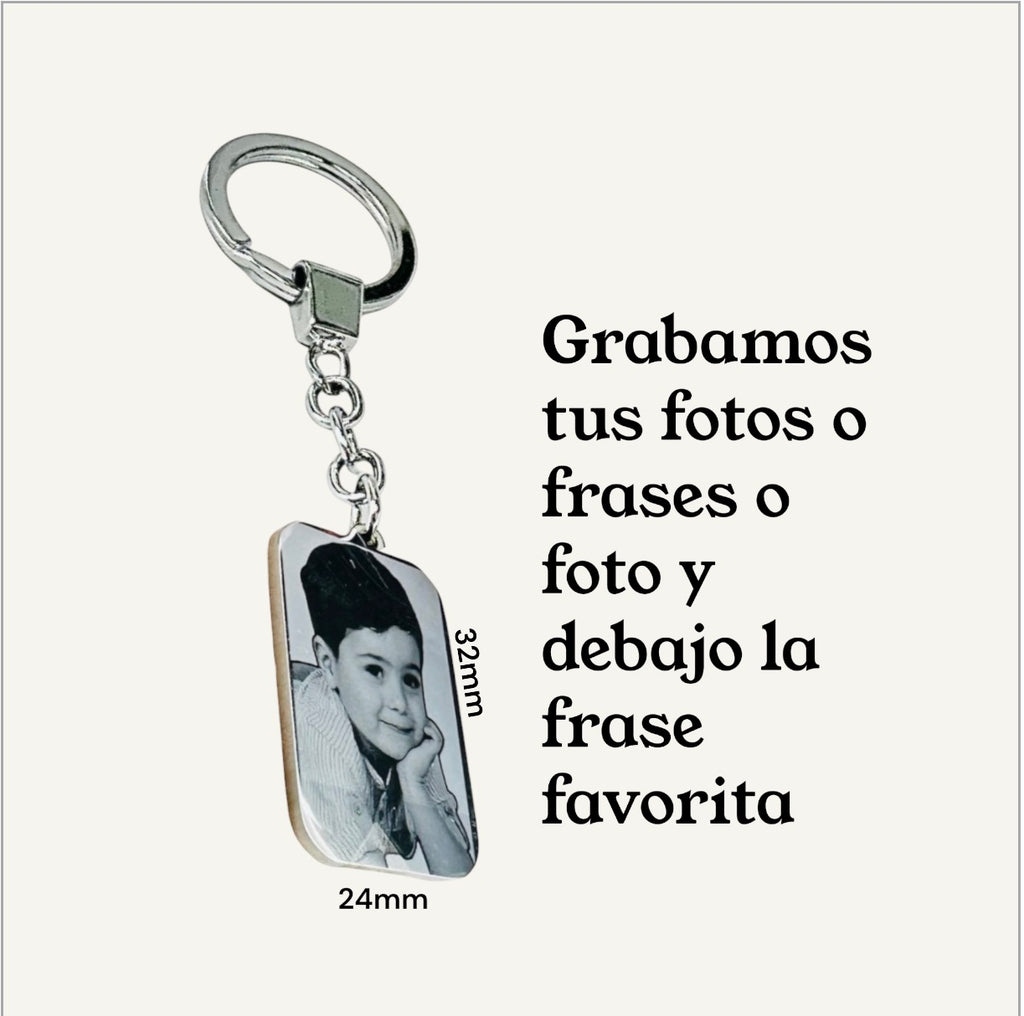 Llaveros cuadrados personalizados a tu gusto