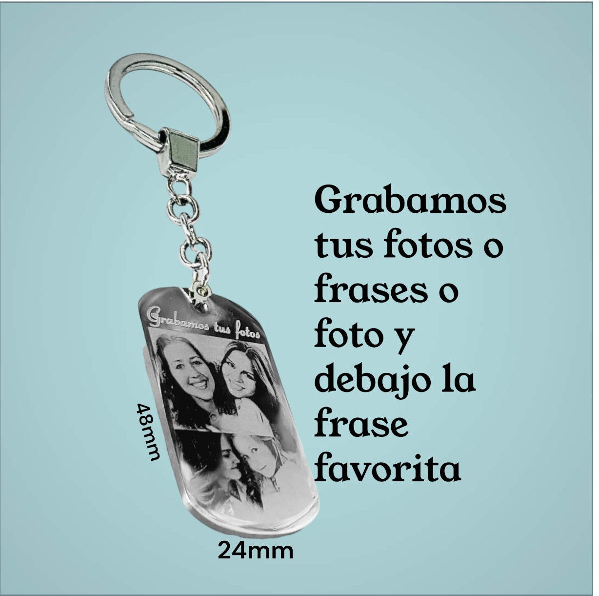 Llavero personalizado con tu foto