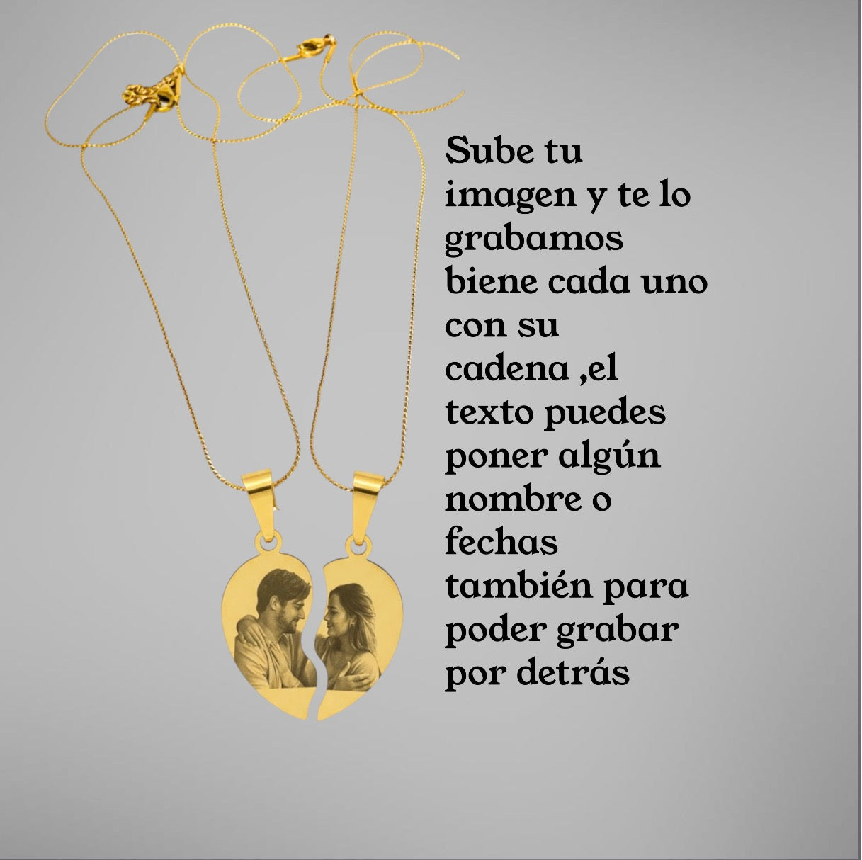 corazón,doble con tu foto