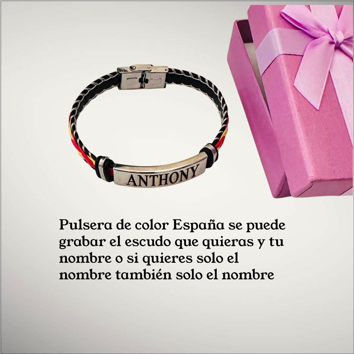 Pulsera de España personalizada a tu gusto