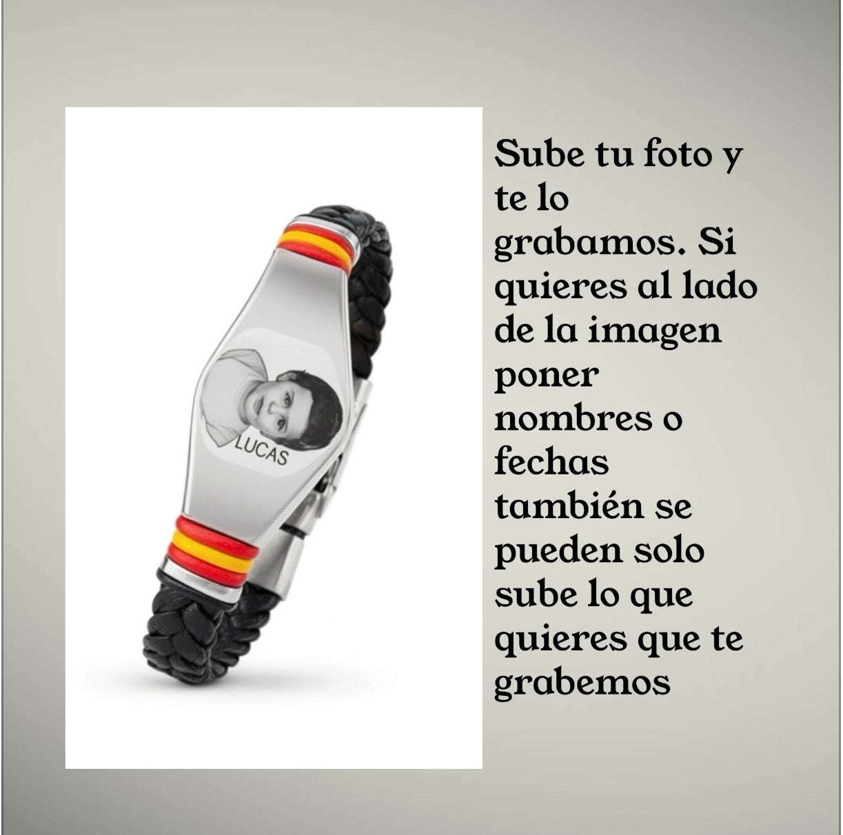 pulseras personalizada con tu foto