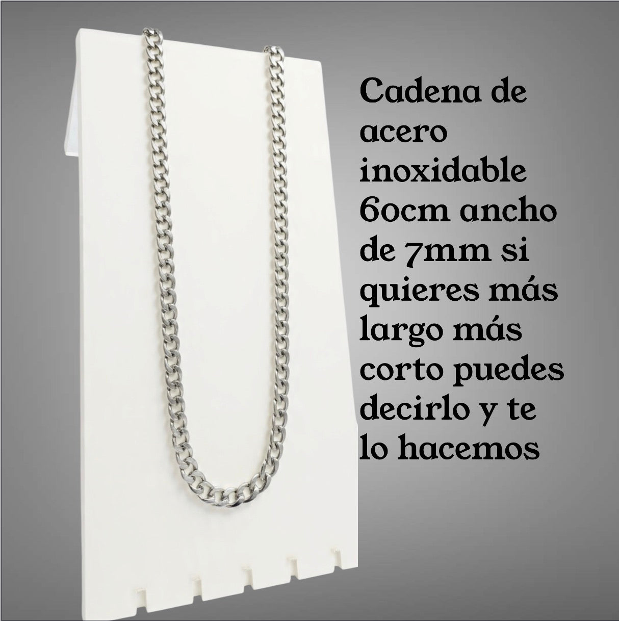 CADENA DE ACERO