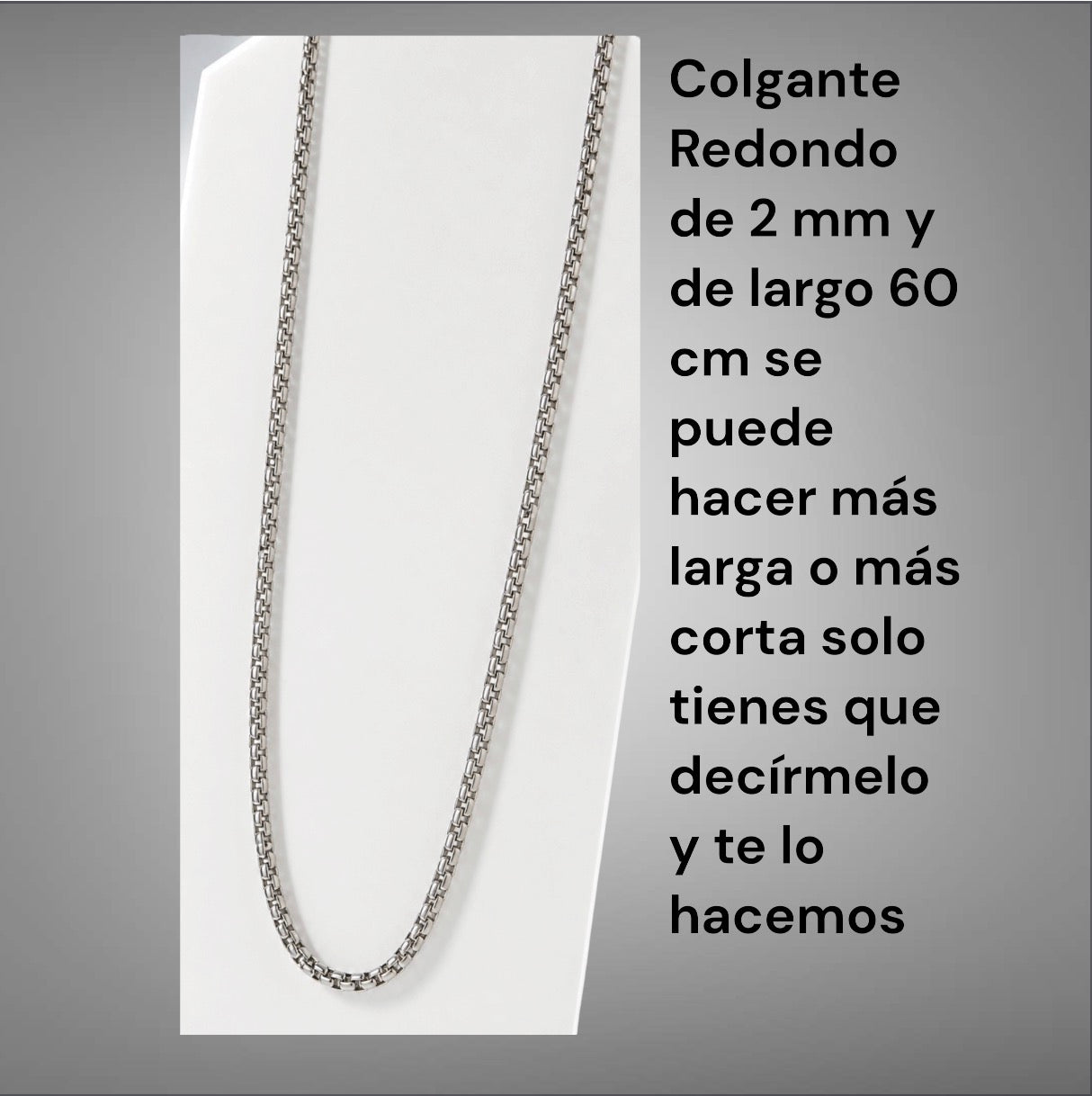 cadenas de acero inoxidable