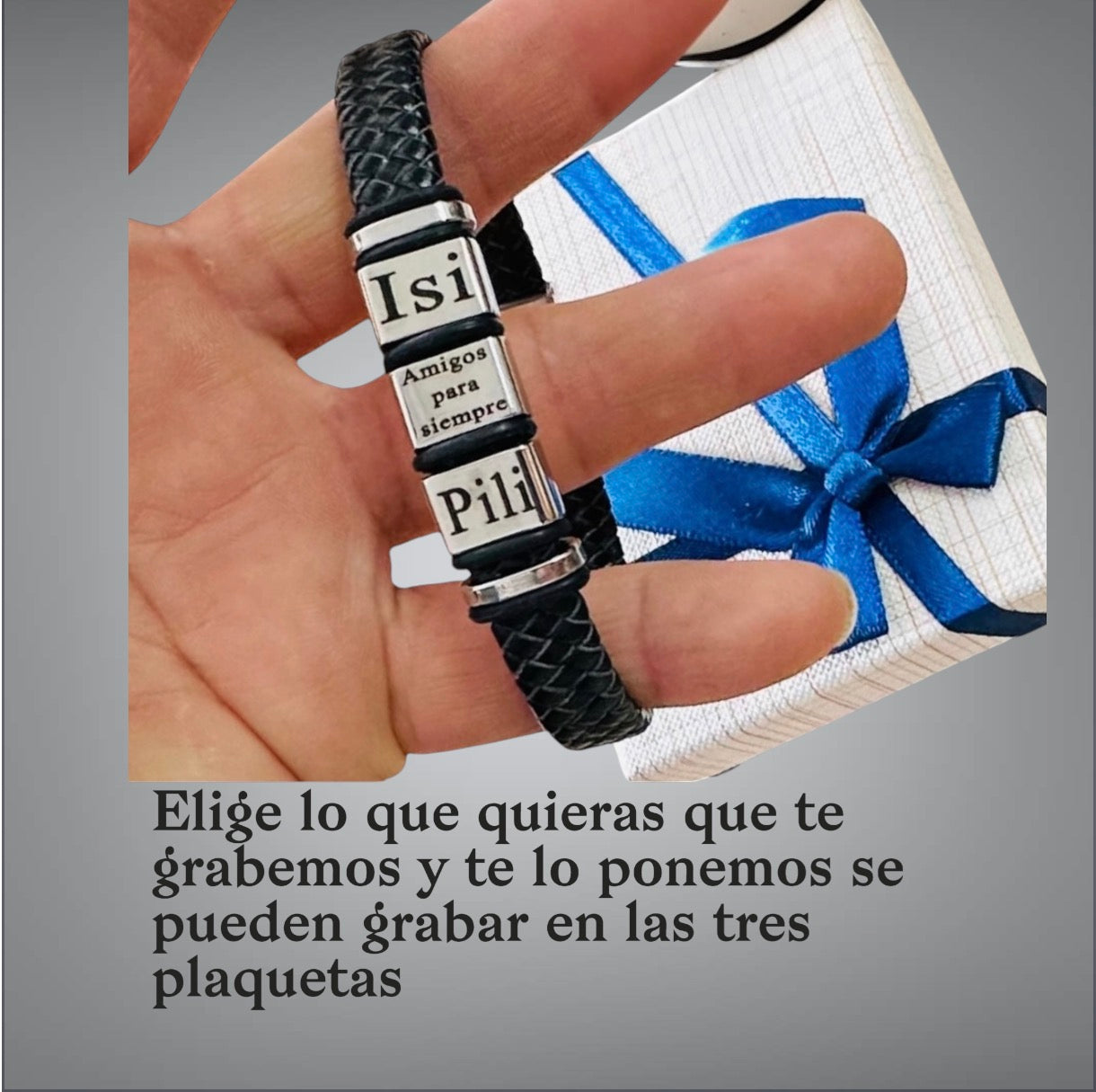 Pulseras grabadas con tus mensajes
