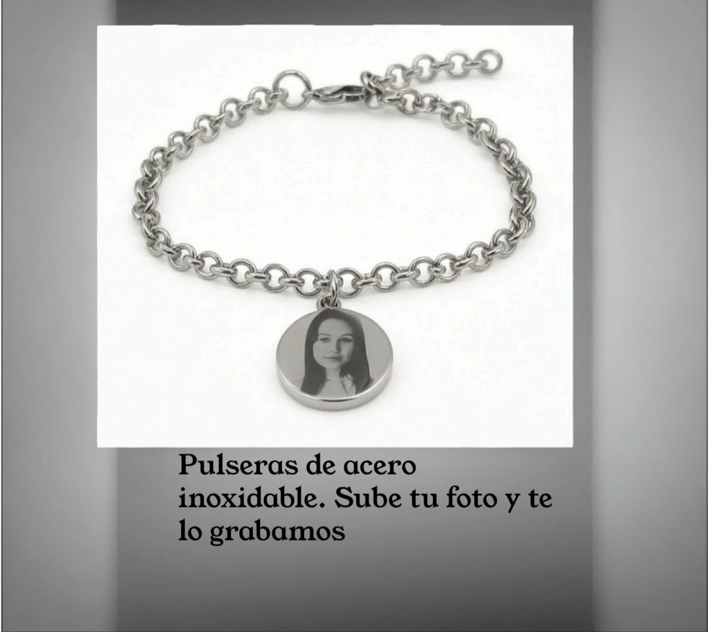 Pulseras con tu foto o nombres