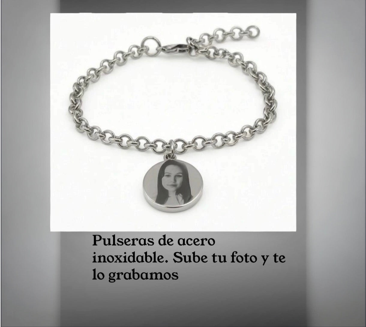 Pulseras con tu foto o nombres