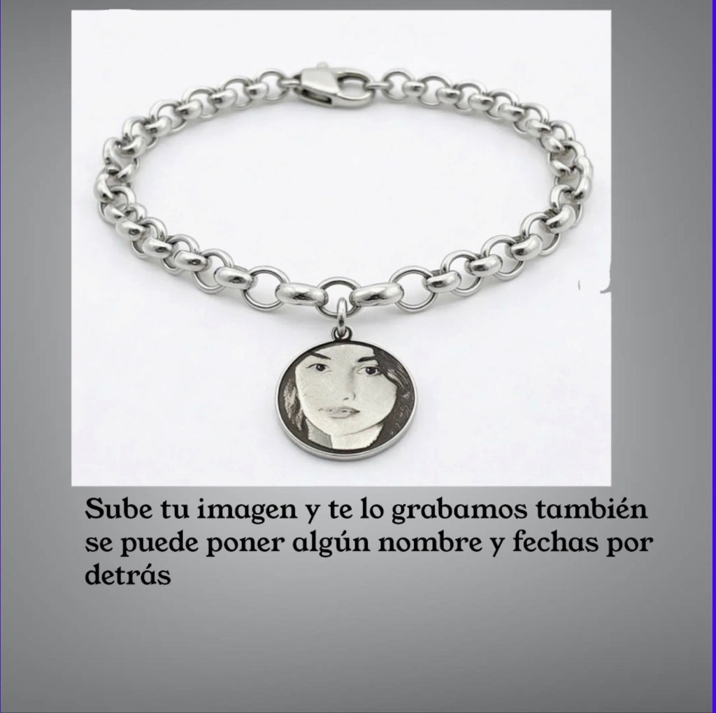 Pulseras con tu foto o nombres