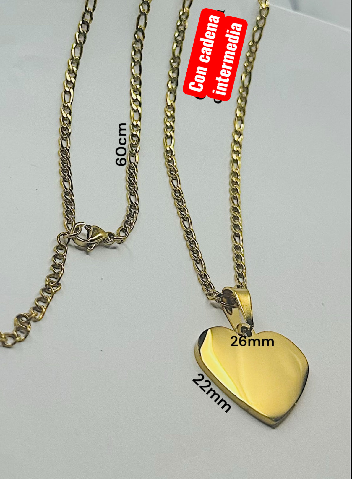 colgante de corazón personalizado con foto o frases