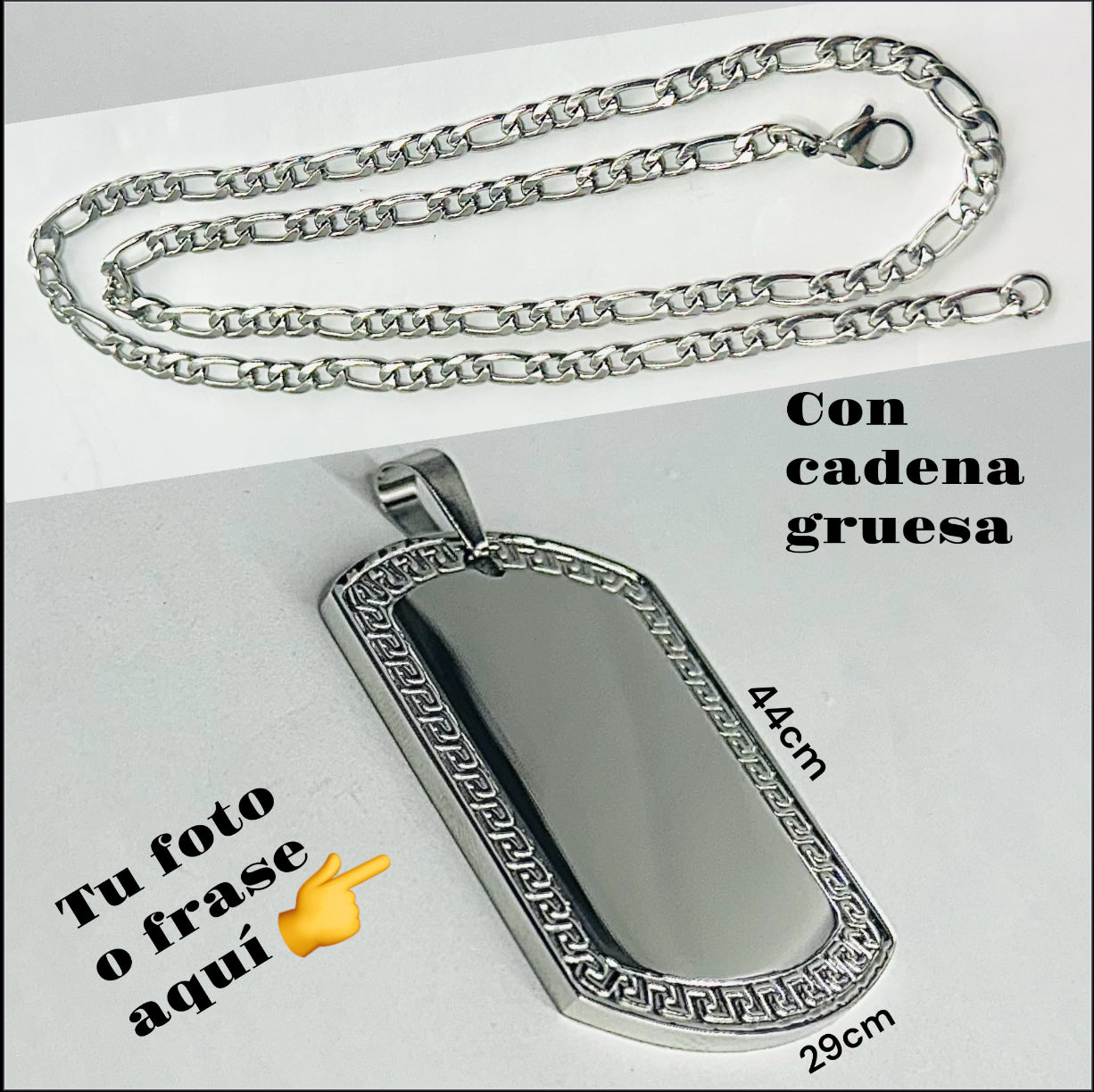colgante condije bordes elegantes personalizado