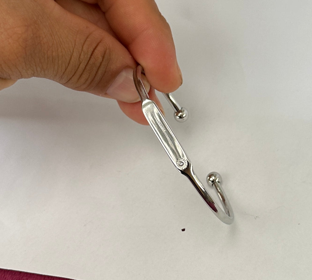 Pulsera abierta personalizada con tus textos