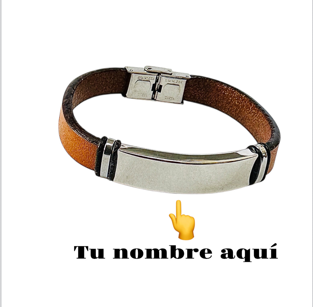 Pulseras personalizadas marrones