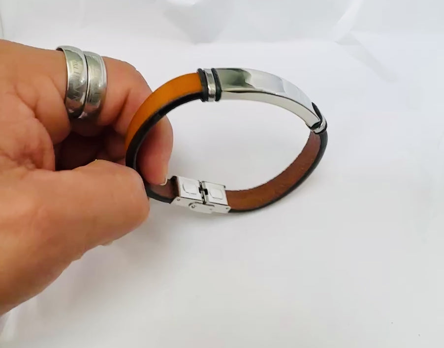 Pulseras personalizadas marrones