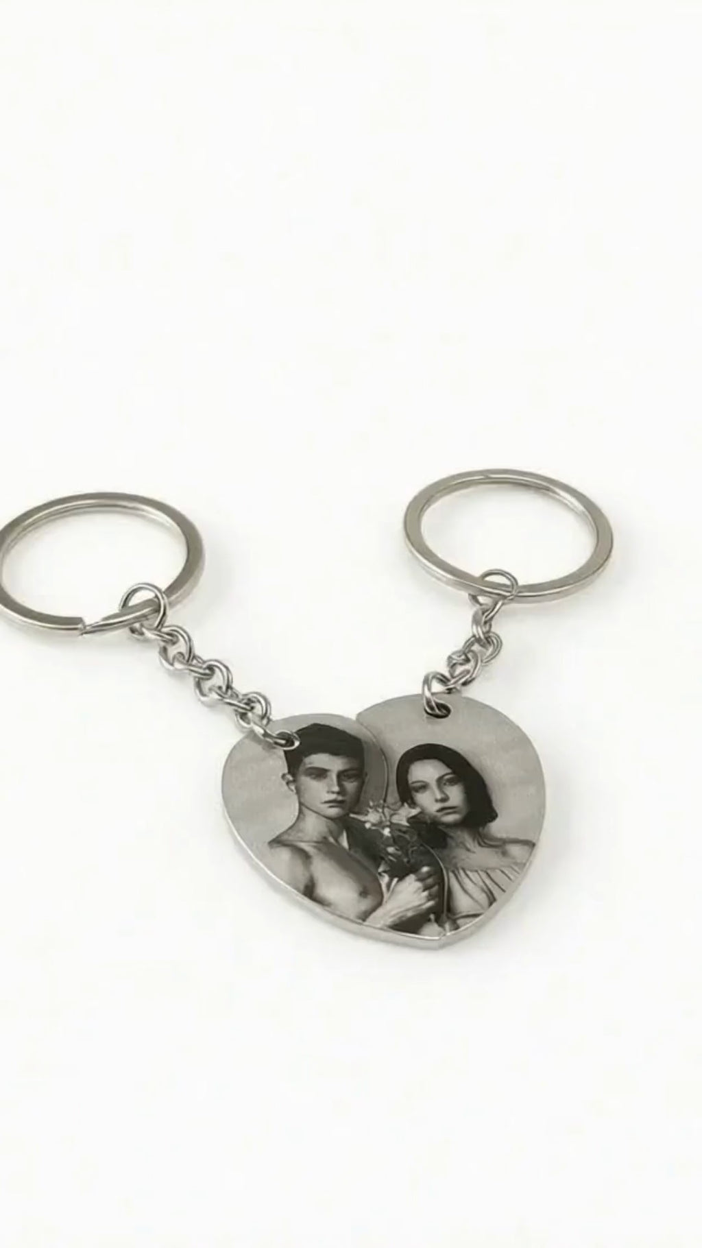 Llavero doble personalizado con tus fotos