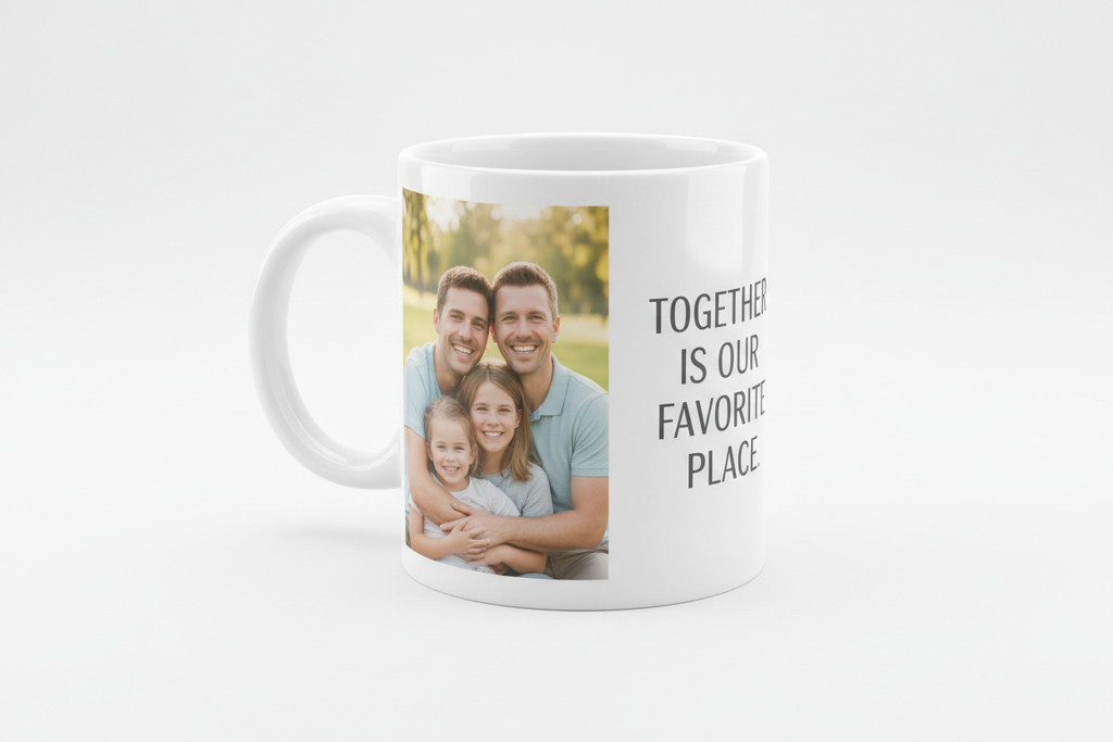 tazas con foto y frase a lado